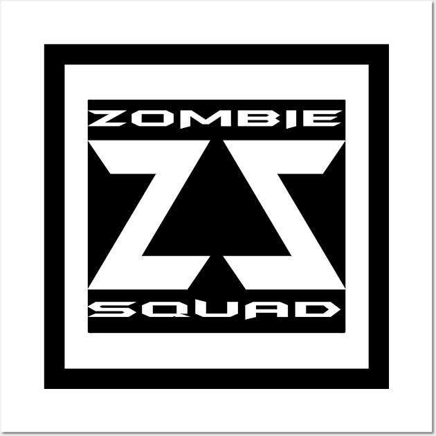 Zombie Squad ZS Rogue (White) Wall Art by Zombie Squad Clothing